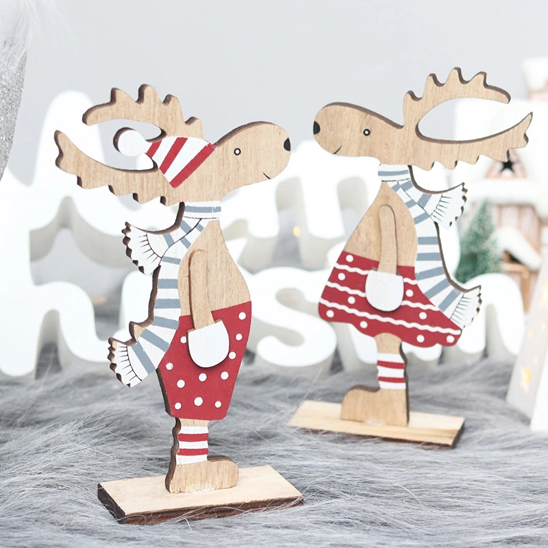 Christmas Decorations Gift Home Wooden Crafts Ornament