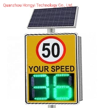 Traffic Management Affordable and Portable Solar Radar Speed Signs