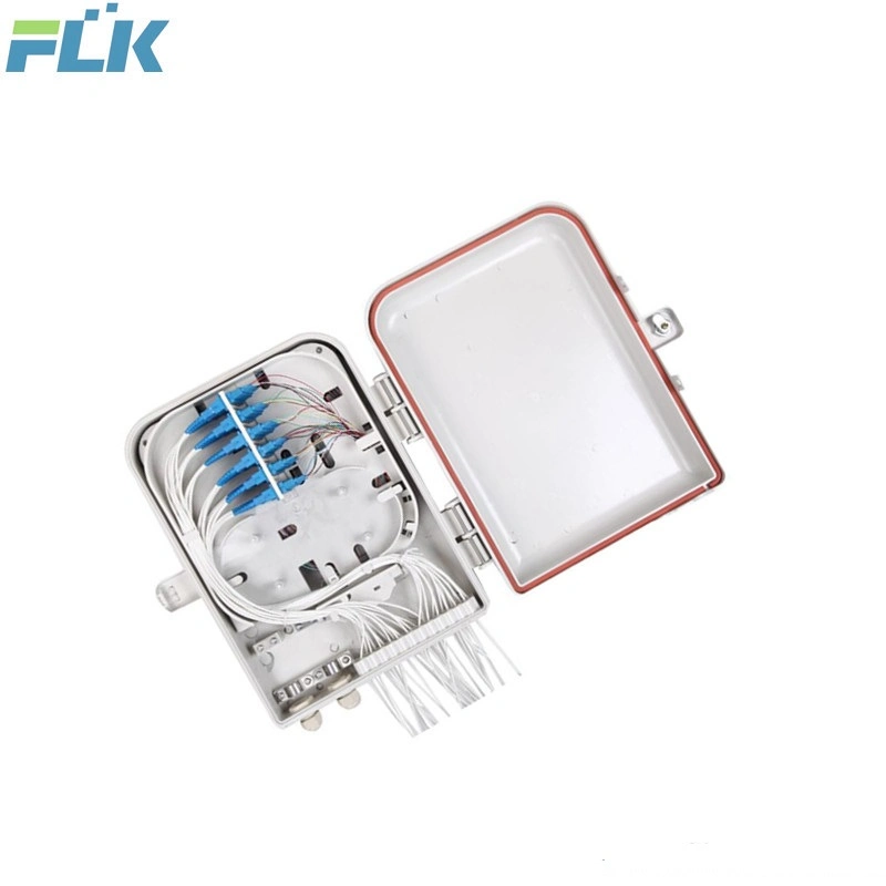 Ftts Waterproof Wall Pole Mounted Fiber Optic Distribution Box Access Network Enclosure Indoor/Outdoor Application