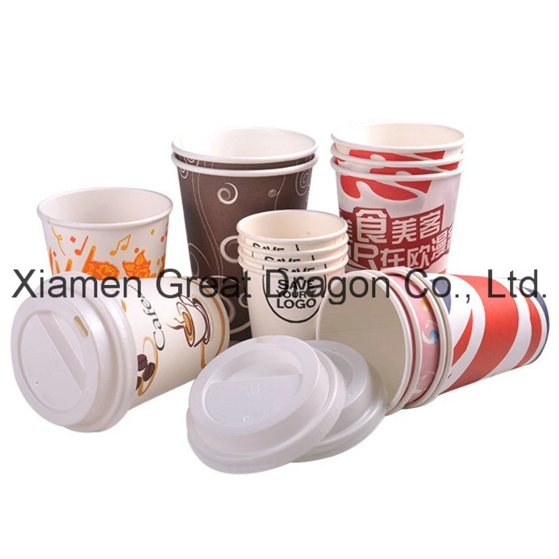 1.5-32 Ounce Hot Beverage Paper Cups with Lids (RPC-004)