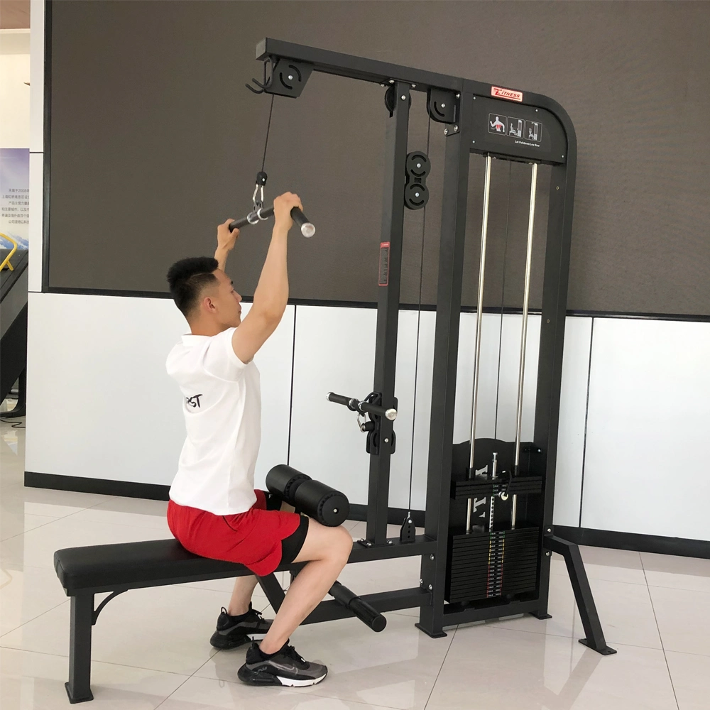 Sample Customization Bodybuilding Gym Equipment Dual Function Lat Pulldown & Low Row Machine