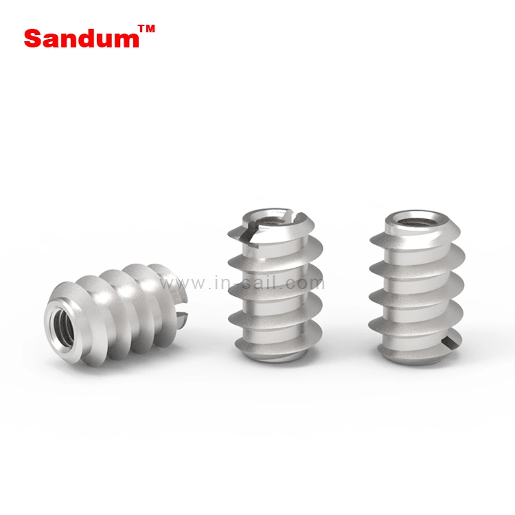 Self-Tapping Screw Sleeve, 308h Standard Parts, Hooded 3-Hole Internal and External Teeth Hardware Wholesale/Supplier Processing