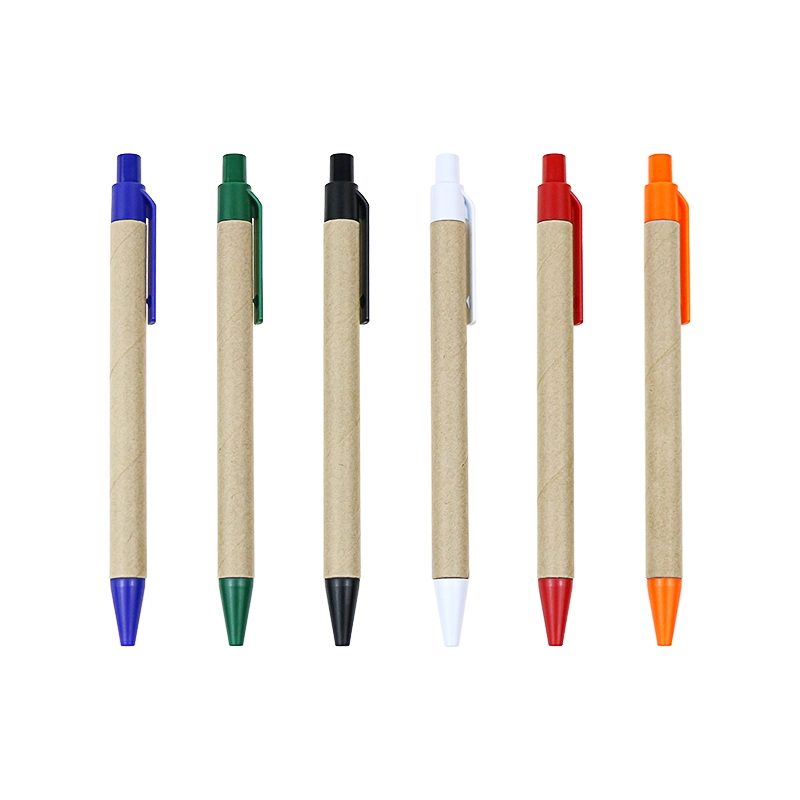 قلم كروي صديق للبيئة ترويجي مع شعار مخصص