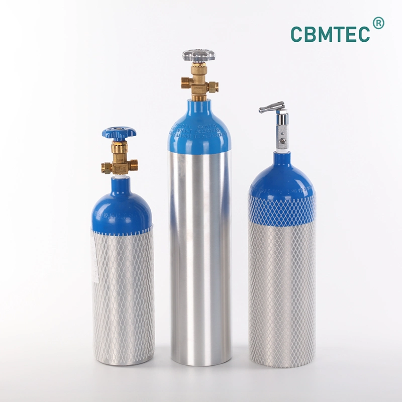 Haute pression Cbmtech Cylindres d'oxygène en aluminium 8L