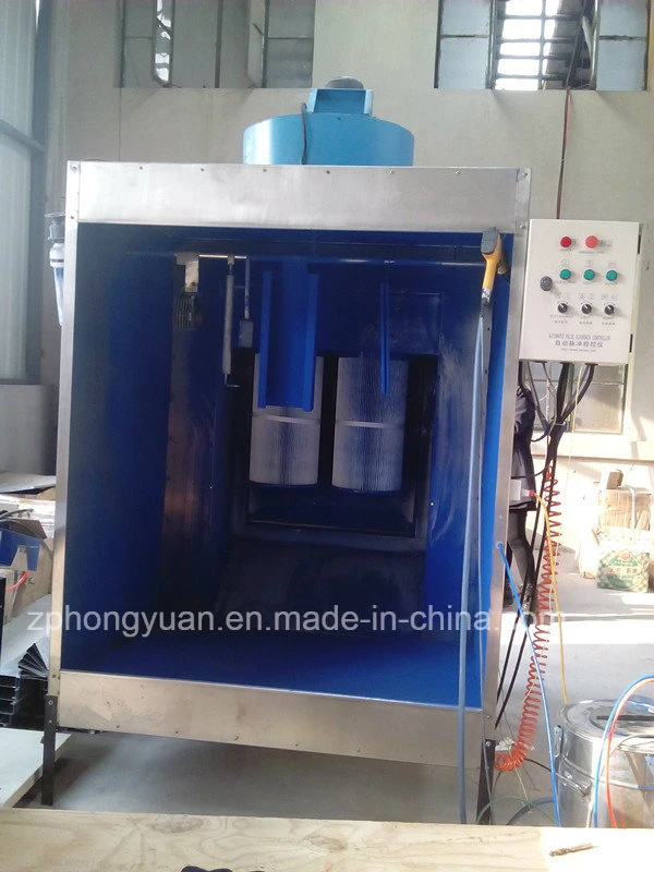 Small Manual Powder Coating Booth with Powder Coating Machine and Spray Gun