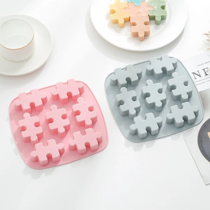 Hot Selling DIY Handmade Creative Puzzle Silicone Mold BPA Free