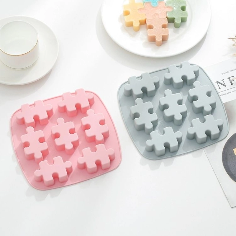 Vente chaude DIY Handmade Creative Puzzle moule silicone sans BPA