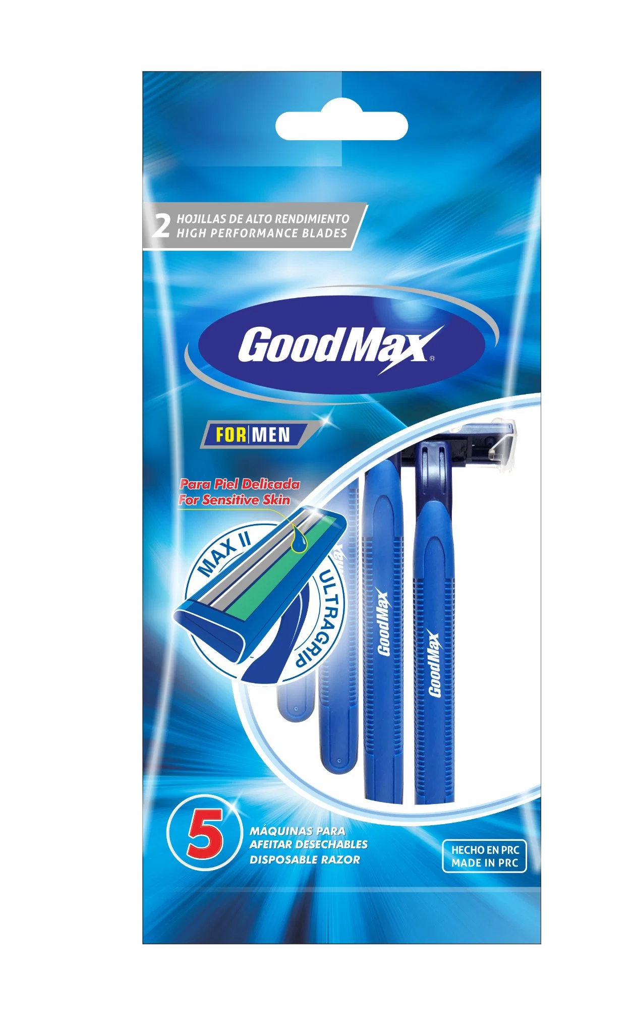 Twin Blade Disposable Razor with Polybag SL-3019