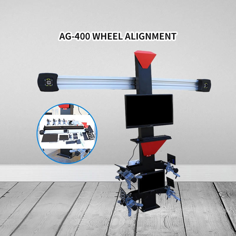 Garage Equipment 3D Four Wheel Alignment with Automaitic Lift Beam Truck Wheel Alignment AG-400