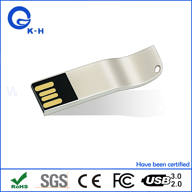 هدية مفتاح ذاكرة USB Flash معدنية Mini Sales Hot Sales سعة 16 جيجابايت