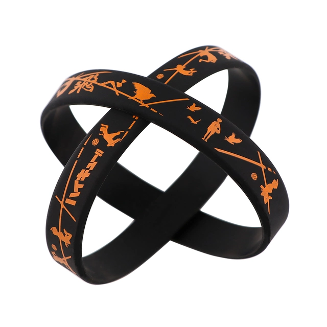 Personalized Silicone Demon Slayer Hot Sale Custom Design Anime Wristband