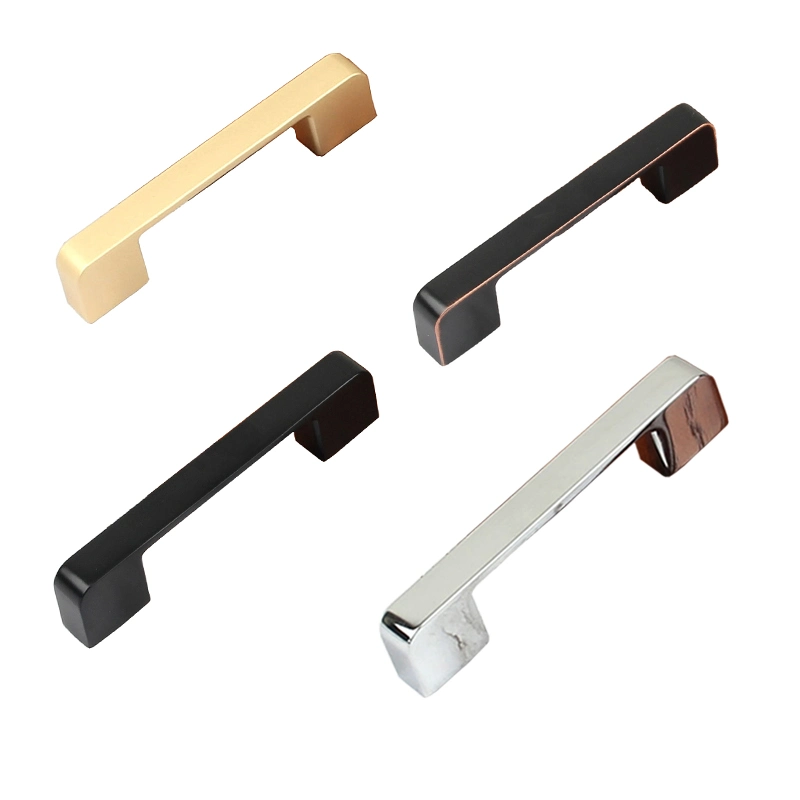 OEM Factory Zinc Alloy Wardrobe Cabinet Door Handle Furniture Single Hole Pulls Custom Closet Modern Home Installation