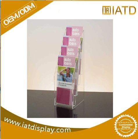 Customized Clear Acrylic Countertop Display Stand for Computer Support