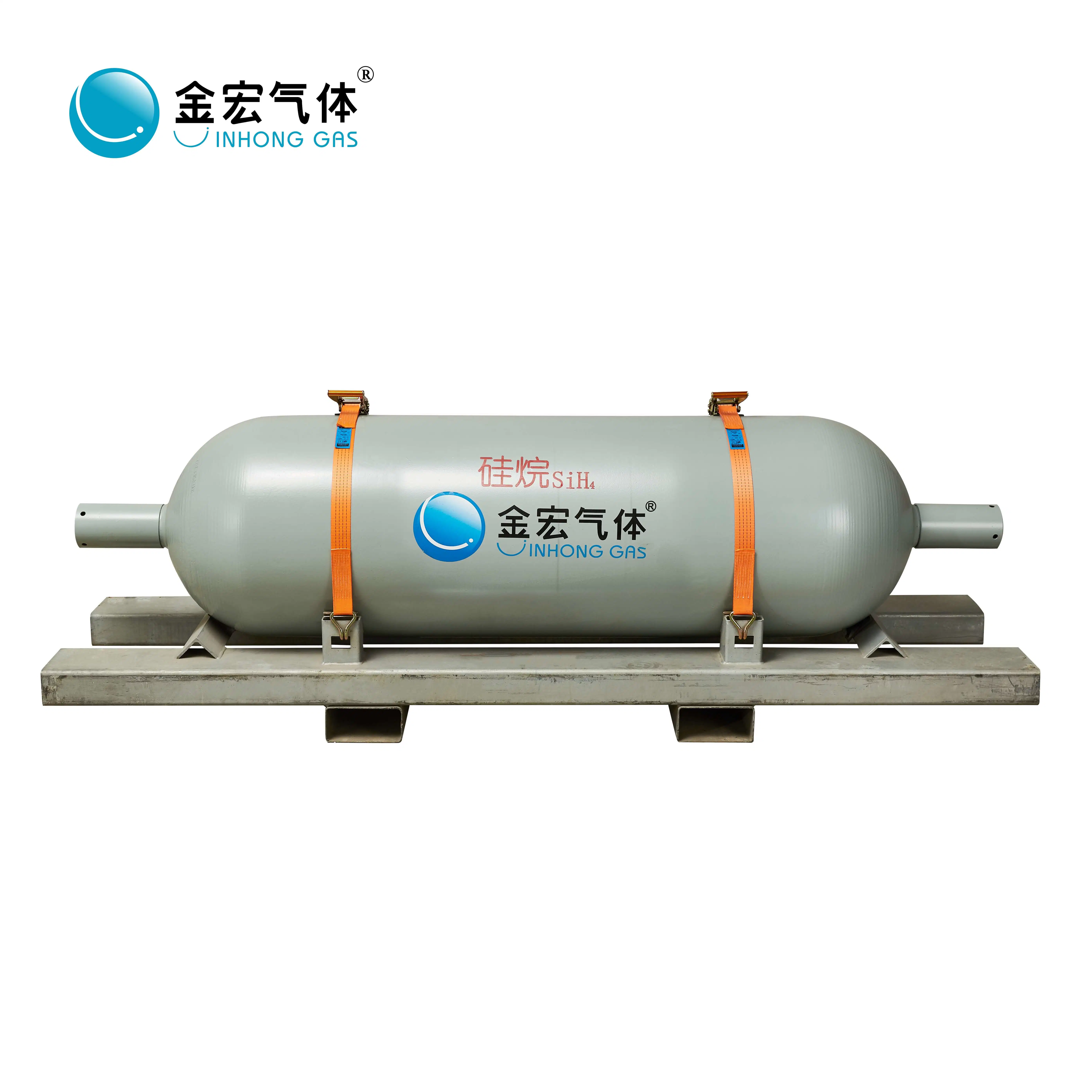 Electronic Industrial Grade Silane Gases ISO Tank Sih4 Gas