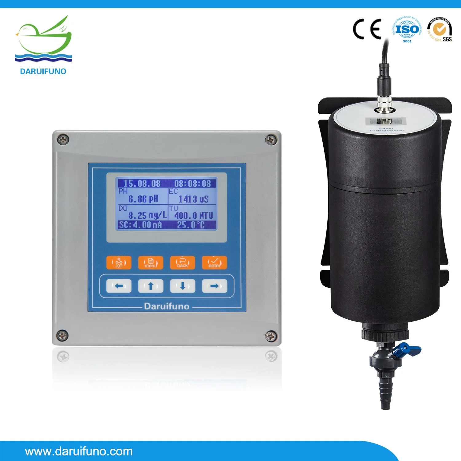 CE Certificate Industrial Water Treatment Analysis Meter for Multi Parameters