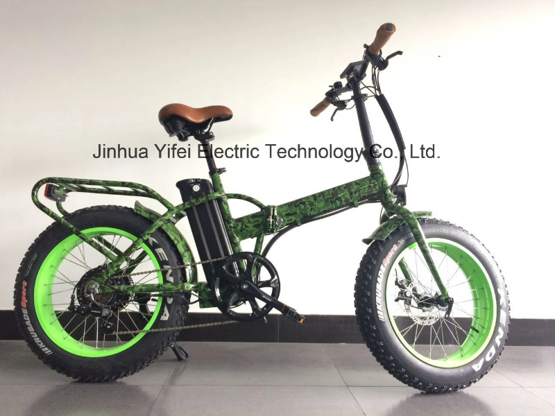 20 pulgadas neumático Fat plegable bicicleta eléctrica 48V/500W adulto bicicleta eléctrica de China de fábrica