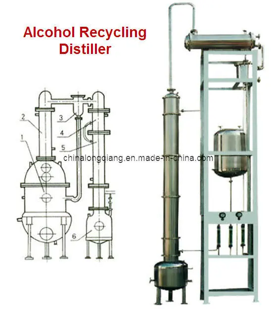 Stainless Steel 304 or 316 Ethanol Alcohol Recovery Distillation Tower