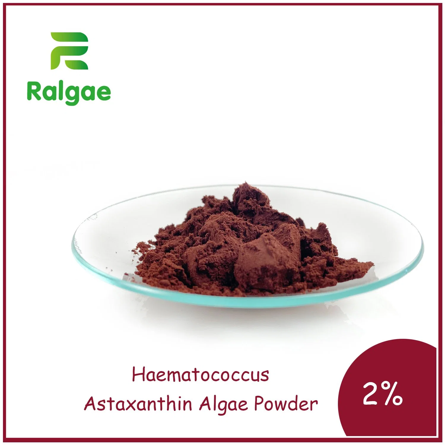 Poudre d'algues Haematococcus pour aliments pour animaux additif d'astaxanthine