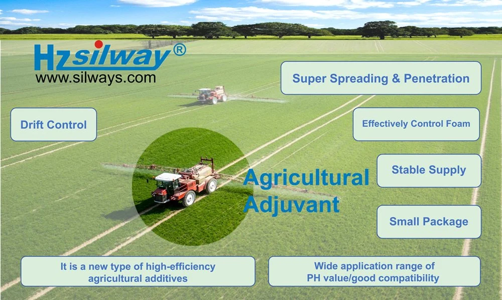 El aceite de silicona de surfactante adyuvante de sustrato Humectante Uso de Productos Agrícolas Desde Hangzhou China