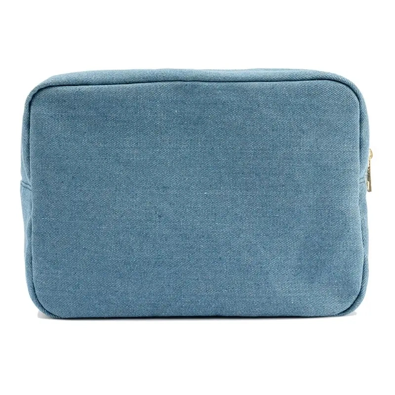 Retro Casual Denim Ladies Cosmetic Bag Travel Storage Stationery Personality Bag