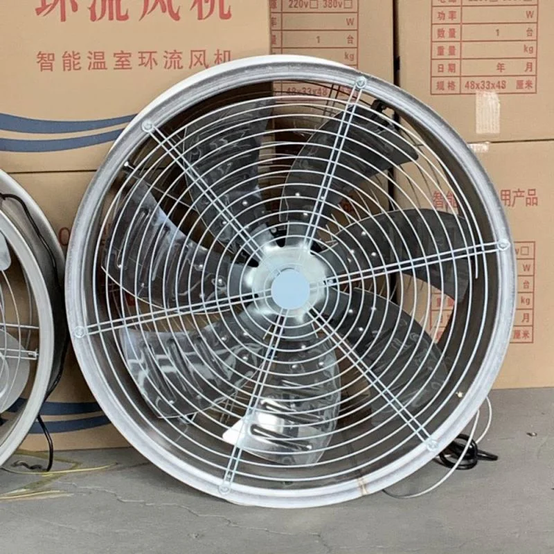 Axial Flow Industrial Ventilation Cooling Fan System with Low Noise Exhaust Fan for Greenhouse