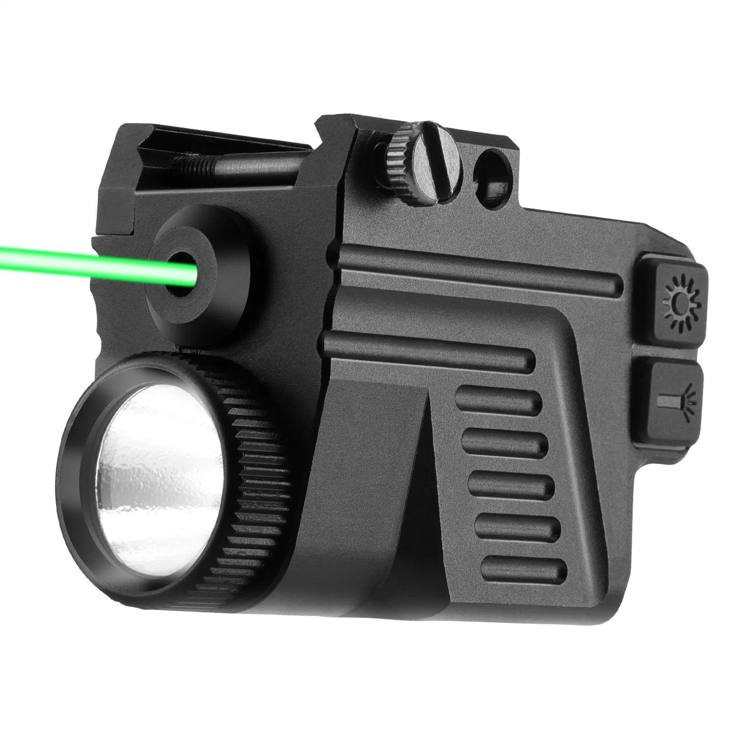 Grüne Laser-Sicht-Taschenlampe Combo 500 Lumen Tactical Laser Light Spielbereich für echte Waffe mit Picatinny Weavr Rail Tactical Lasersicht