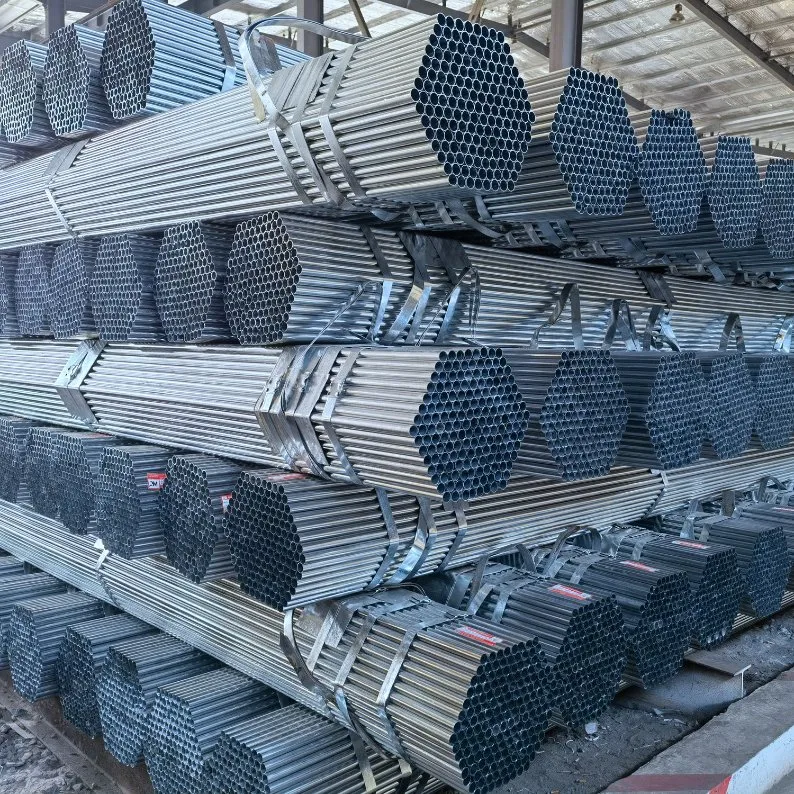 Топливопровод высокого качества на заводе Q235,BS1387,ASTM A53,A500,S235JR,SS400 Pregalvanized стальную трубу/Pregalvanized сварные круглые трубы/круглые трубы/Gi трубопровода с более высокой цене