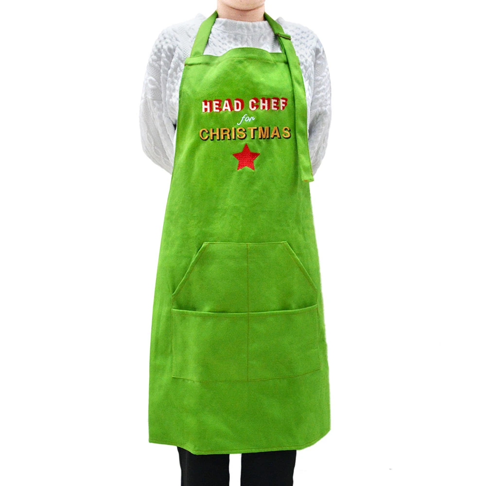 Parent-Child Apron Set Custom Printed Kitchen Apron Customized Logo Heavy Duty Baking Apron