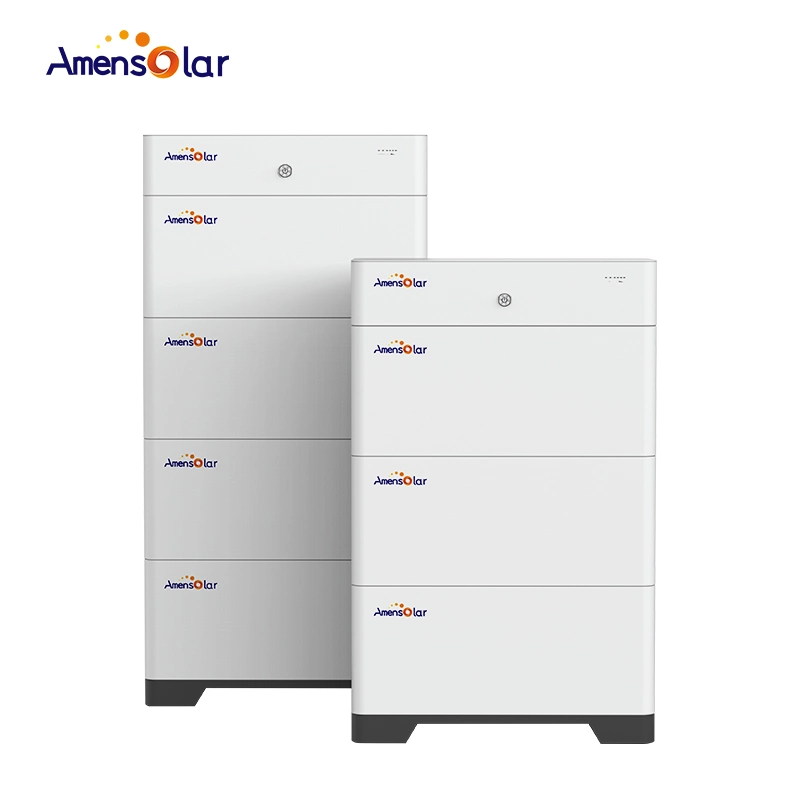 Amensoalr Energy Storage 30kwh 20kwh 10kwh Lithium Battery Stacked Battery Solar Energy Storage Low Voltage Battery