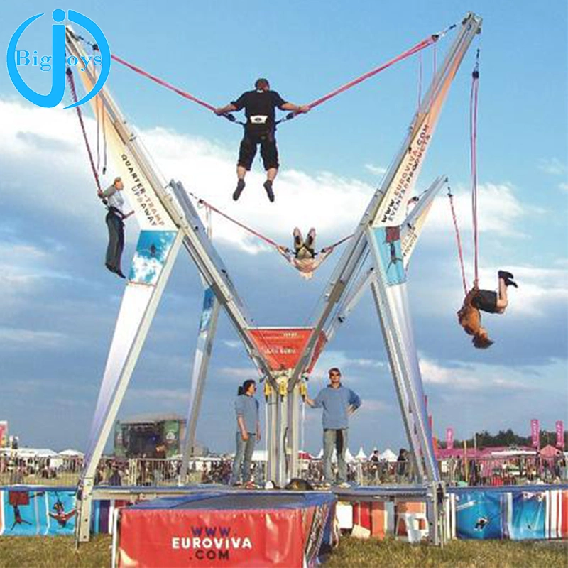 La norma Ce Bungee trampolín de inflables, Hoteles de 4 en 1L Bungee trampolin