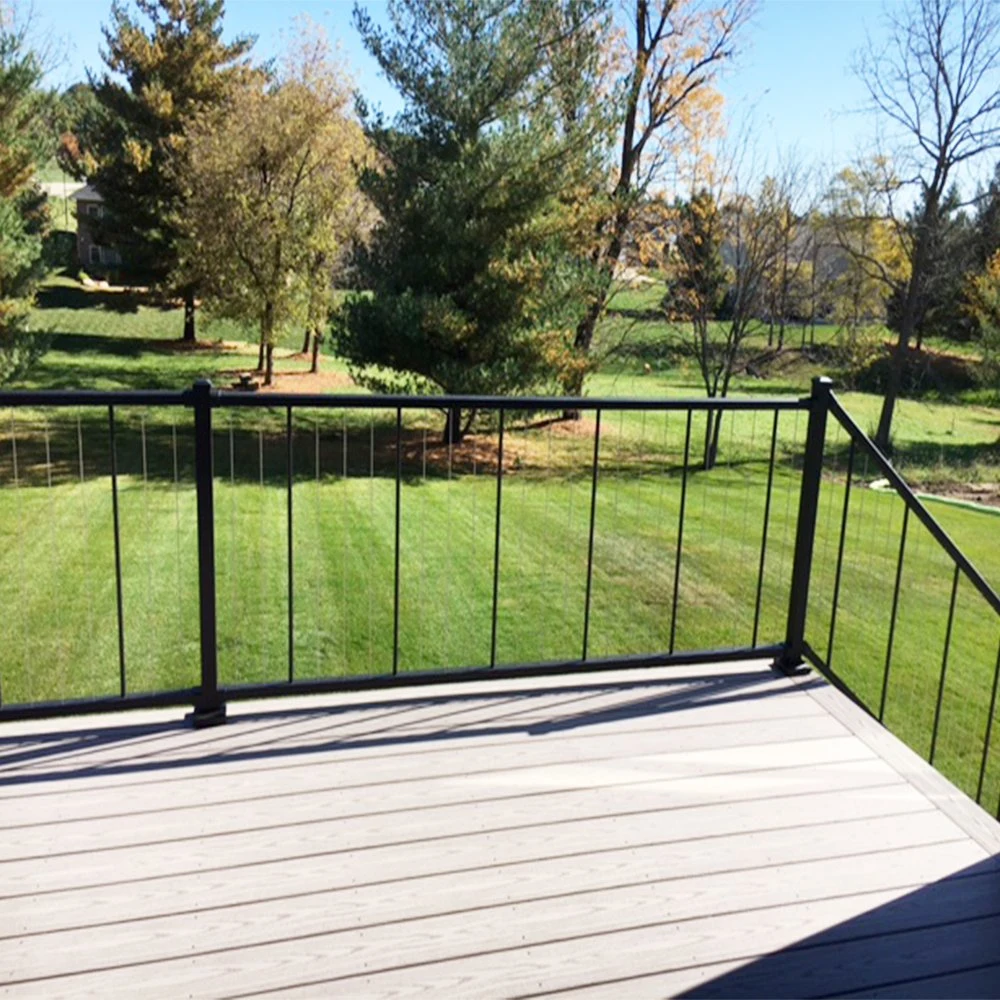 Modern, Industrial Look with Unobstructed Views by Installing a Cable Railing/ Fence