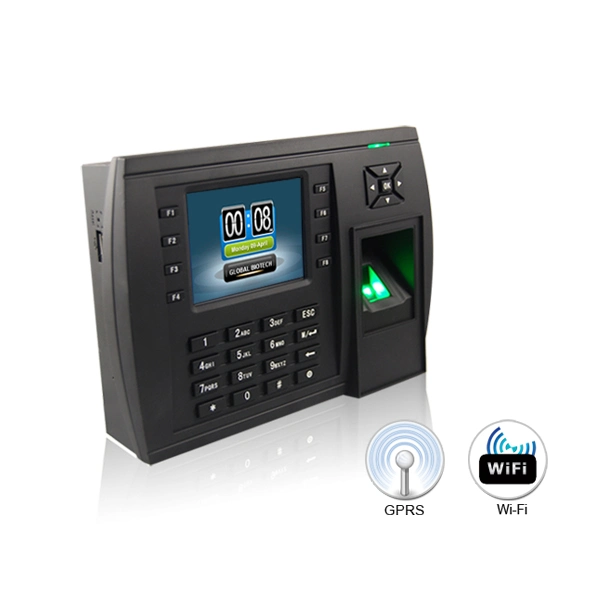 Biometric Time Recorder Fingerprint Attendance Device with User-Defined Attendance Status Function Keys (TFT500)