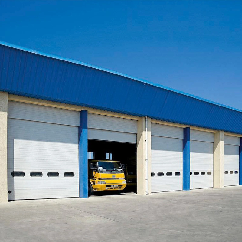 China Sectional Industrial Door with Window