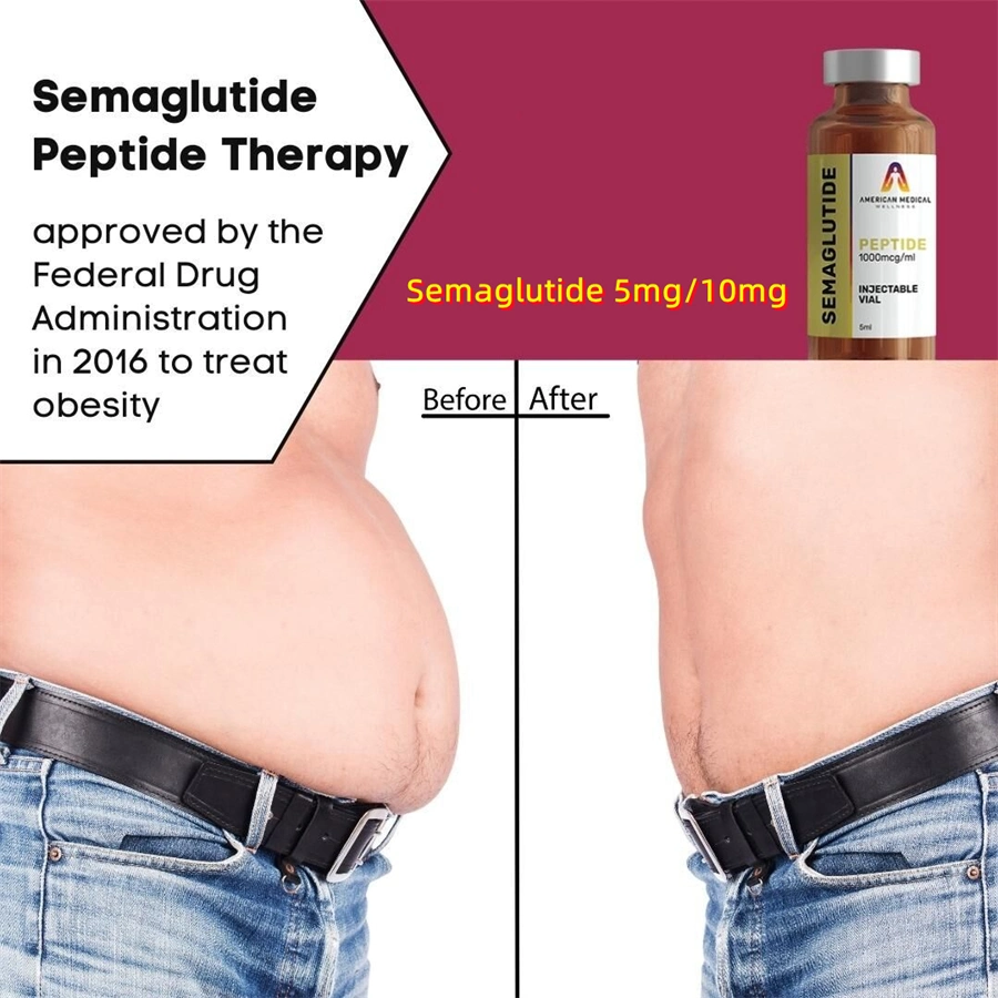 GMP Factory Supply New Peptide Semaglutide 1 Mg Injection Weight Loss, Obesity Drug