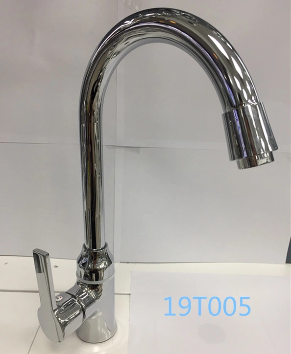 New Design Polished Zinc Body Water Faucet Kitchen Mixer Stand Tap Faucet