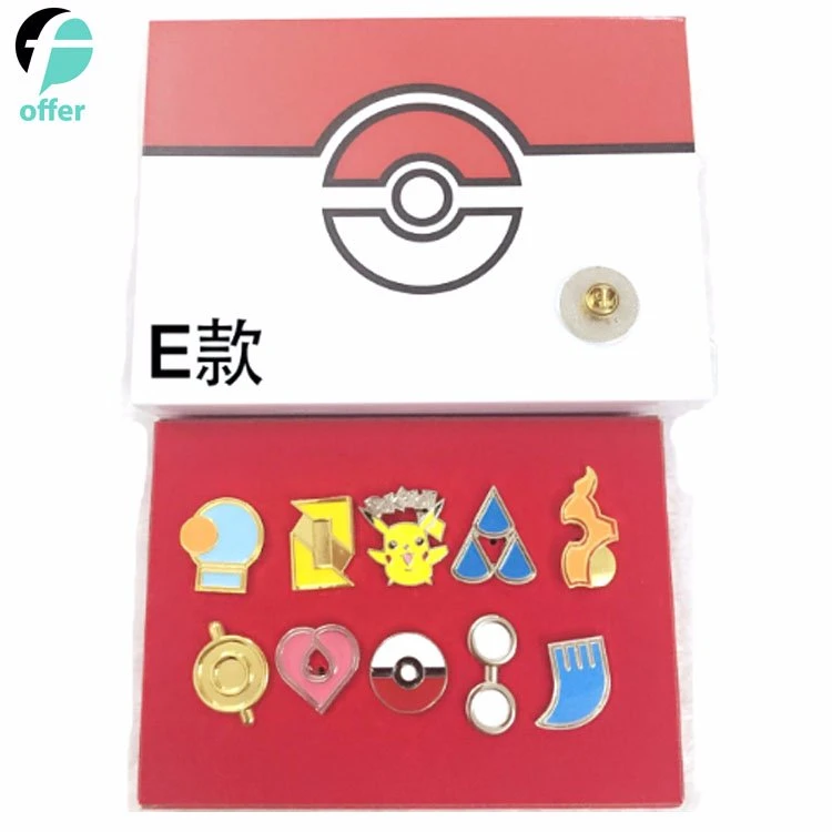 Hot Anime Pokemon Set of 58 Lapel Pin Badges