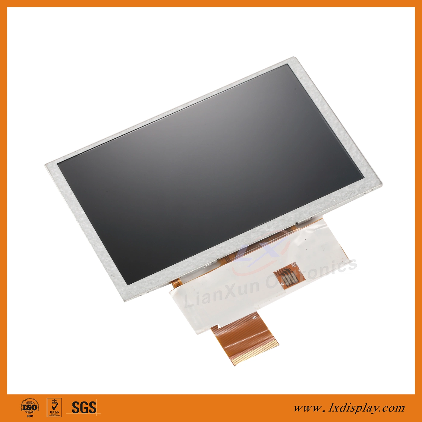 Popular Model 5" 40 Pins 800*480 Resolution TFT LCD Display Module Wide Viewing Angel