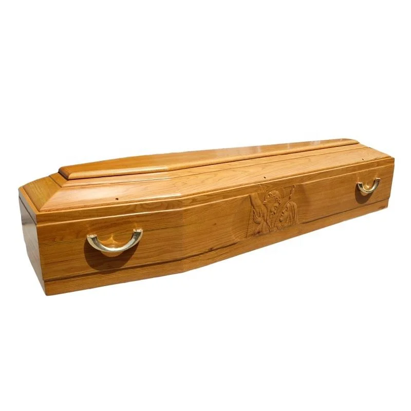 European Style Ataud Caskets Veneer Art Coffins Caskets and Coffins for Funeral