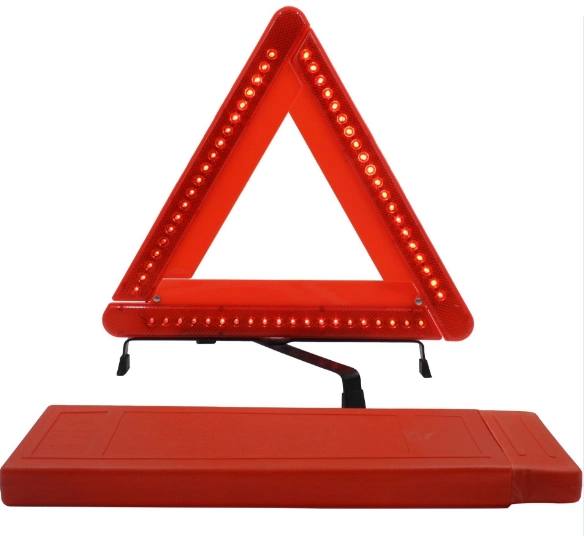 LED Emergency Car Reflector Warning Triangle Light