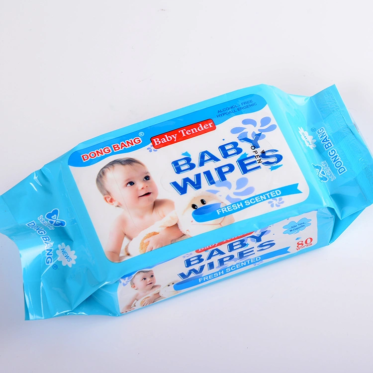 Softcare Perfume Free 99.9 Pure Water Baby Wipes Biodegradable Hypoallergenic Baby Wipes 80PCS Travel Pack