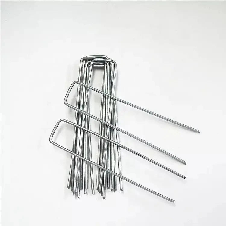 Stainless Steel Garden Landscape Fabric Pins SOD Staples