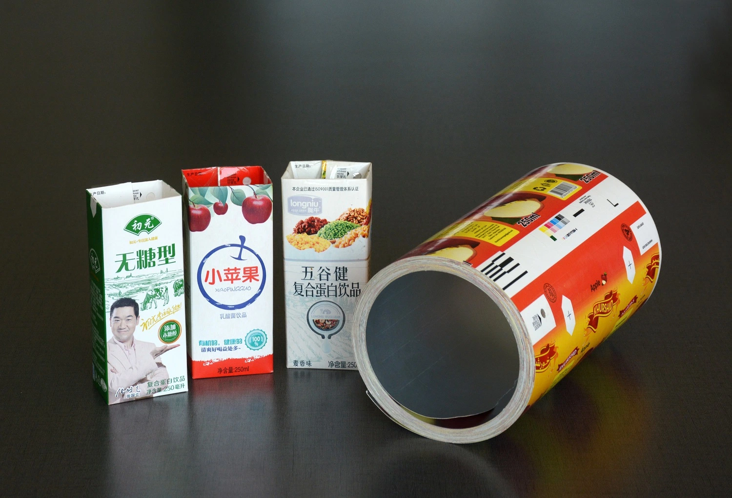 Milchverpackung Aseptische Papier Karton Material Flexo Druck