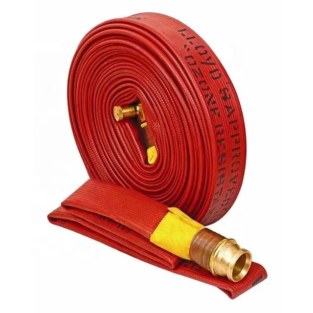 DN50/DN65 8 Bar PVC/Rubber Fire Fighting Hose