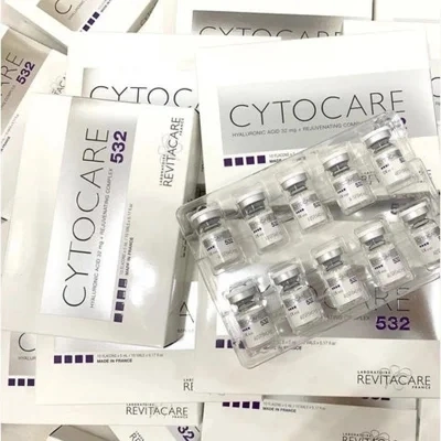 2023 Korea Cytocare 614/516/532 Hyaluronic Acid (10 bottles X5ml) to Reduce Wrinkles and Fine Lines, Dermal Fillers, Anti-Aging, Firming and Lifting