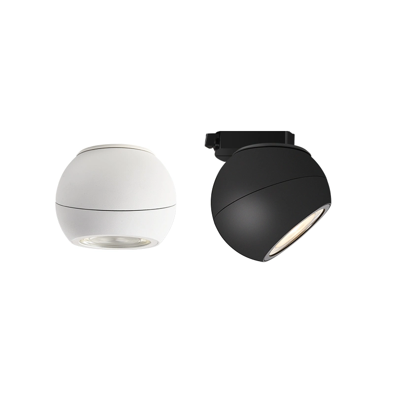 Venta caliente 12W Ball-Shape moderno centro de atención de la luz de la pista LED decorativas