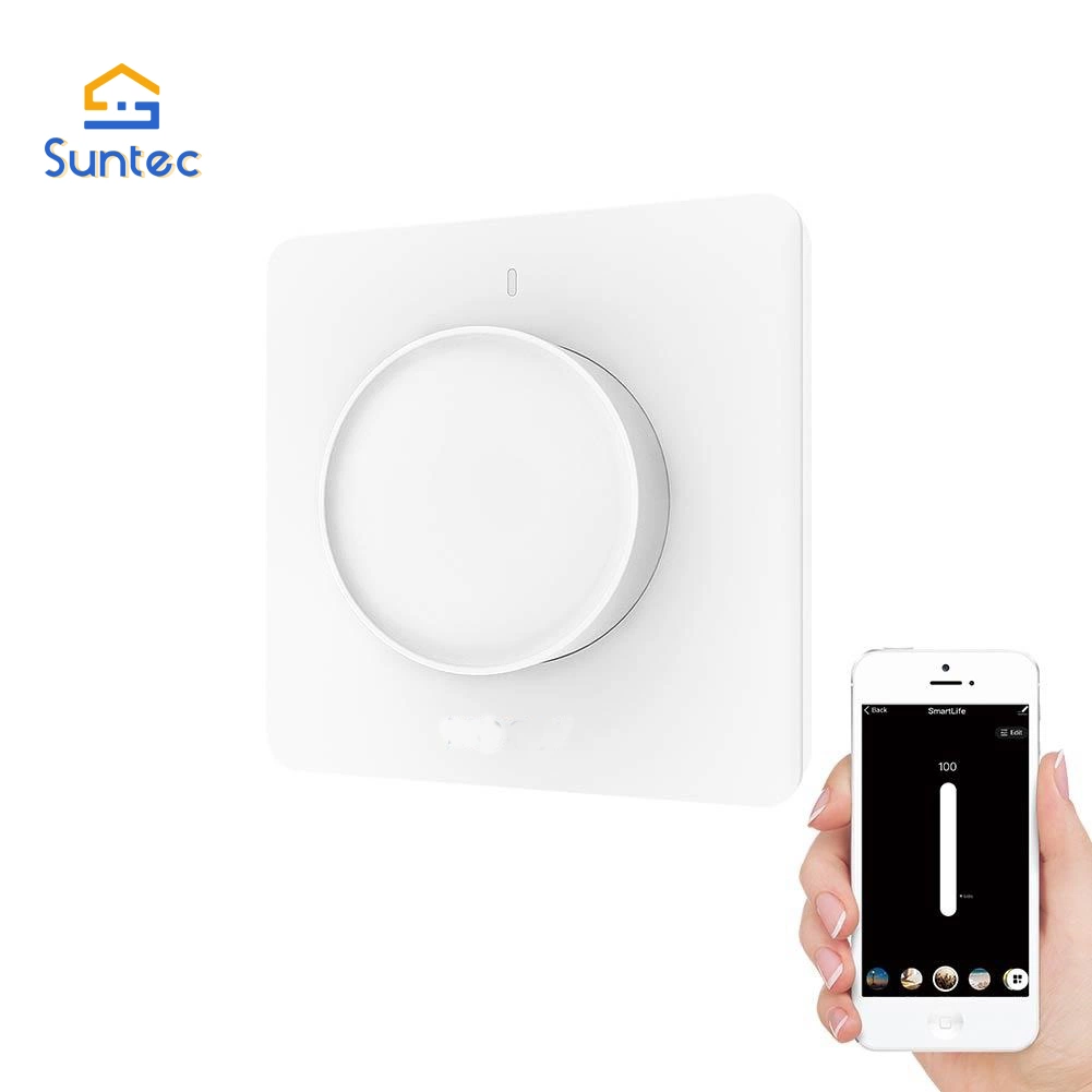 Suntec Zigbee Smart Rotary Light Dimmer Switch Schedule Timer Brightness