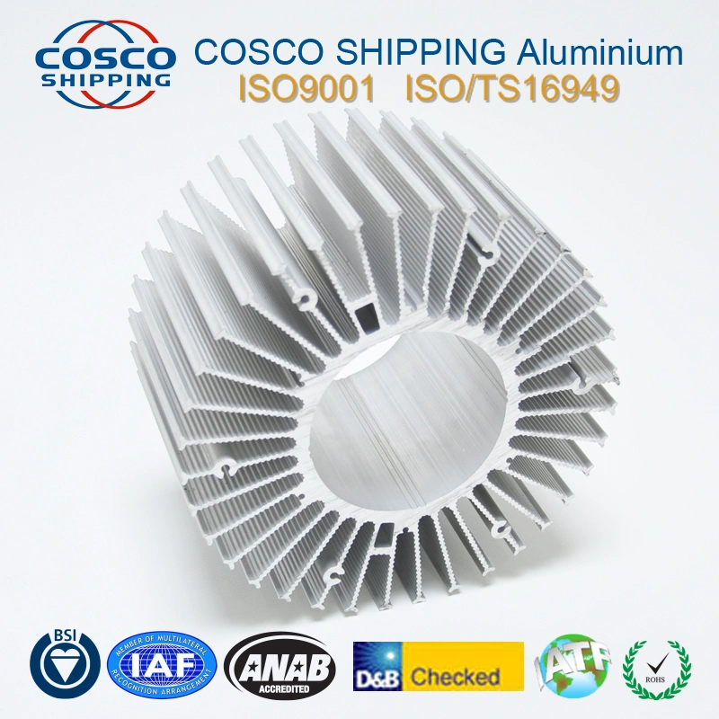 Wholesale/Supplier Factory Price Heatsink Aluminium Profile Extruded Heat Sink