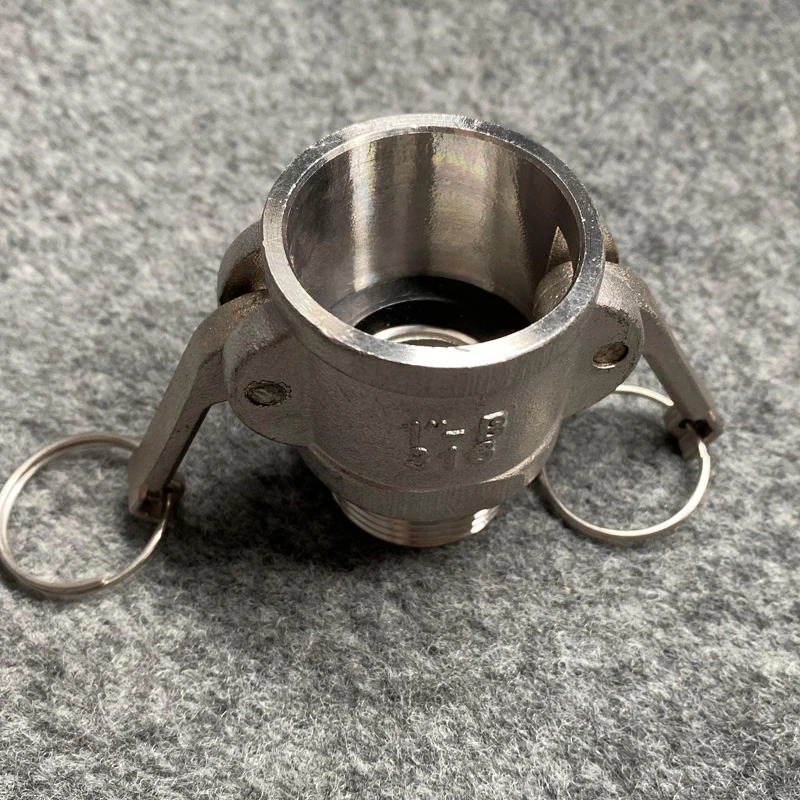 Stainless Steel Quick Coupling with Pipe Fittings Like Connector