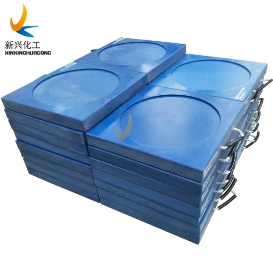 Mobile Plastic Crane Outrigger Pad Cribbing Block