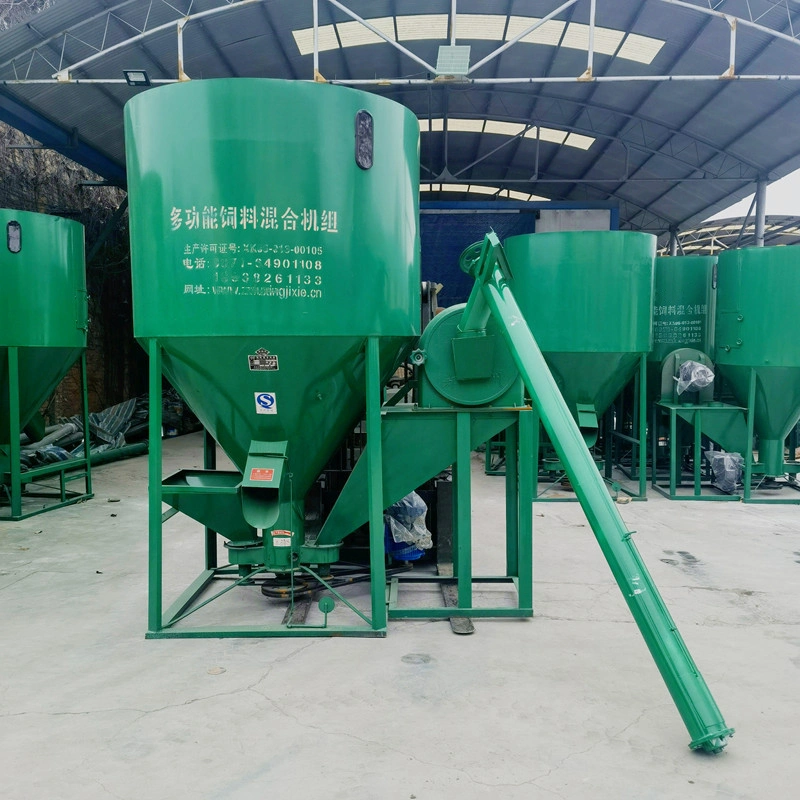 Breeding Feed Crushing and Mixing Unit Cattle and Sheep Feed Production Line Animal Feed Pellet Machine Equipment